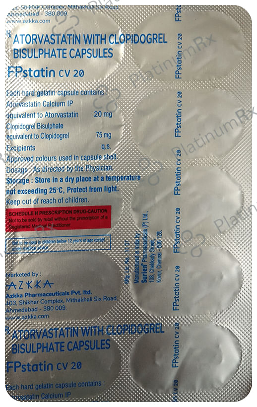 Fpstatin CV 20 Capsule 10 Capsule