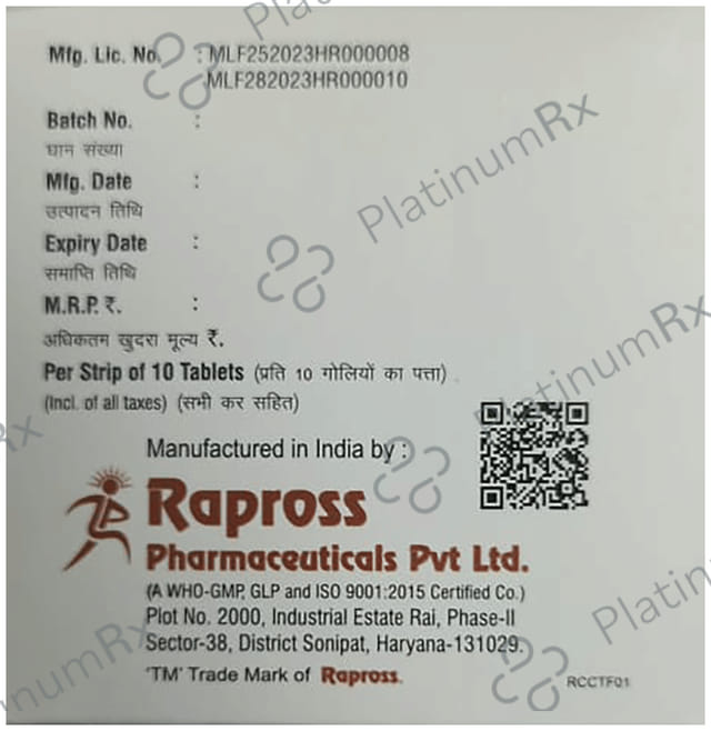 Candirap TF 100/250mg Tablet 10s