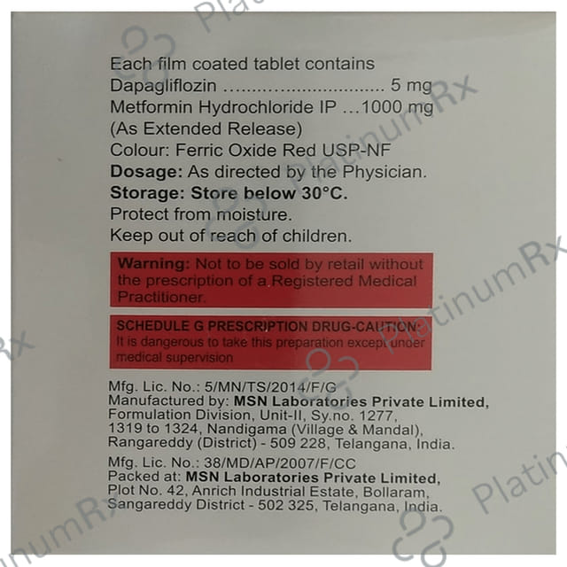 Gluxit M 5 Forte Tablet ER