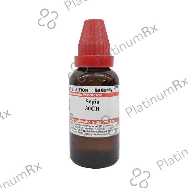 Dr Willmar Schwabe India Sepia Dilution 30 CH