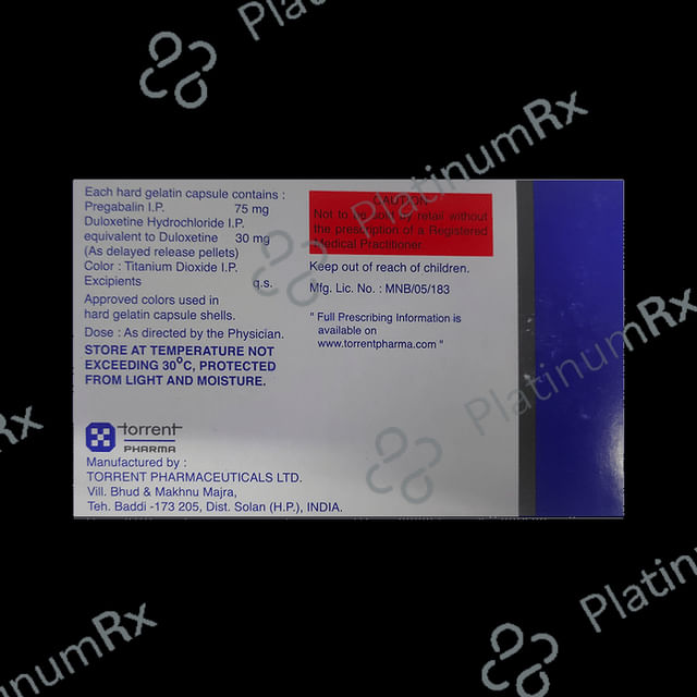 Pregaba D 75/30 Capsule DR 10s