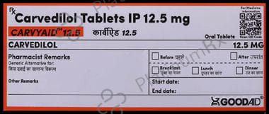 Carvyaid 12.5mg Tablet 10s