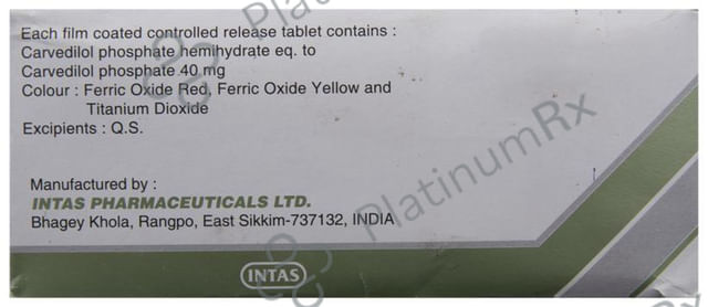 Carca CR 40mg Tablet 10s