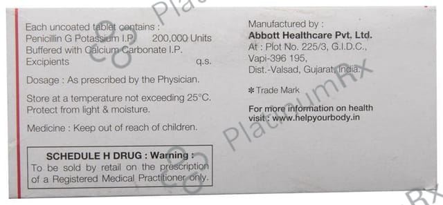 Pentids 20000IU Tablet 6s