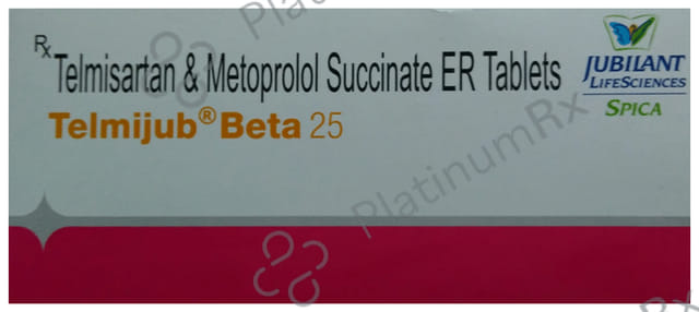 Telmijub Beta 40/25mg Tablet ER 10s
