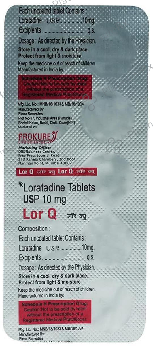Lor Q 10mg Tablet 10s