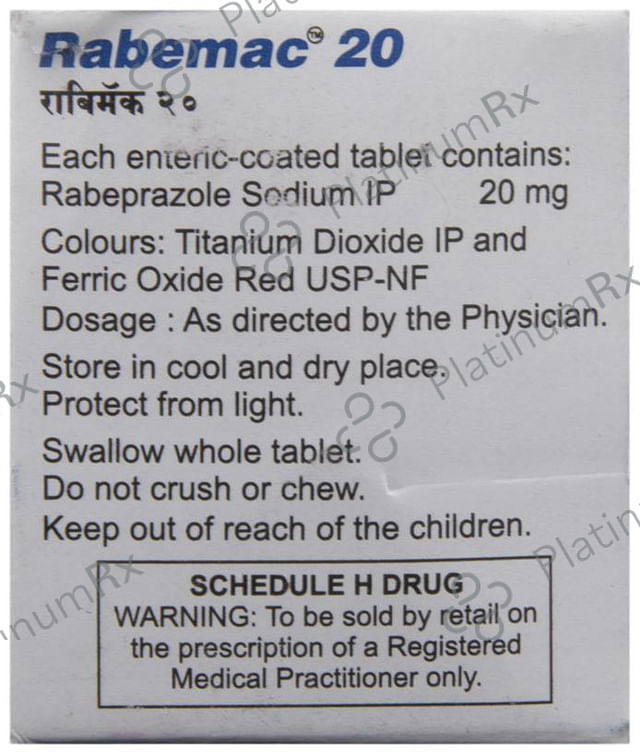 Rabemac 20mg Tablet 10s