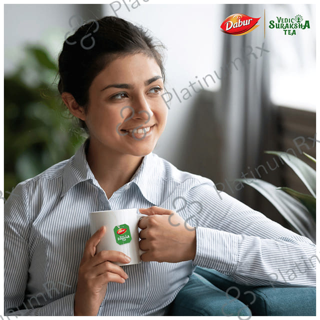 Dabur Vedic Suraksha for Immunity - Green Tea with Herbs