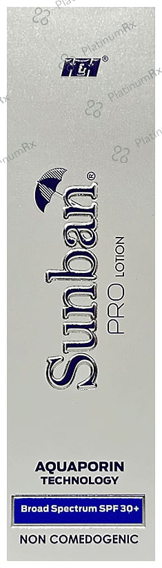 Sunban Pro Lotion SPF 30 Plus 60ml