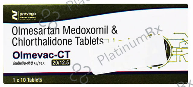 Olmevac CT 12.5/20mg Tablet 10s