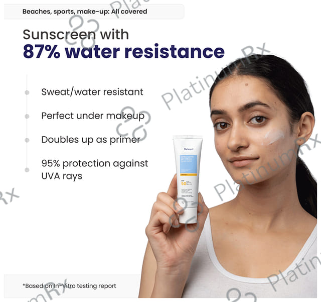 Re'equil Ultra Matte Dry Touch Sunscreen Gel SPF 50 PA++++ Gel 50gm