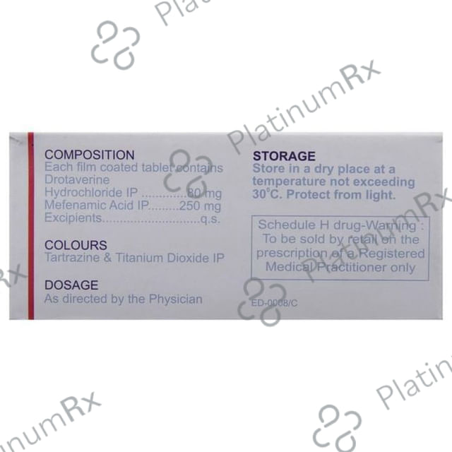 Drofem 80/250mg Tablet 10s