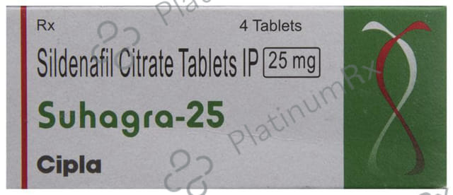 Suhagra 25mg Tablet 4s