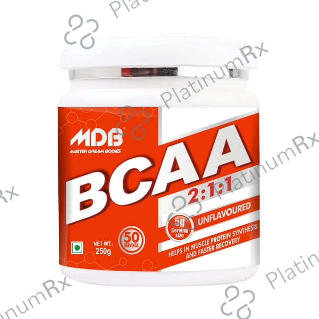 MDB Master Dream Bodies BCAA 2:1:1 Powder 250gm
