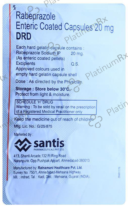 Drd 20mg Capsule 10s