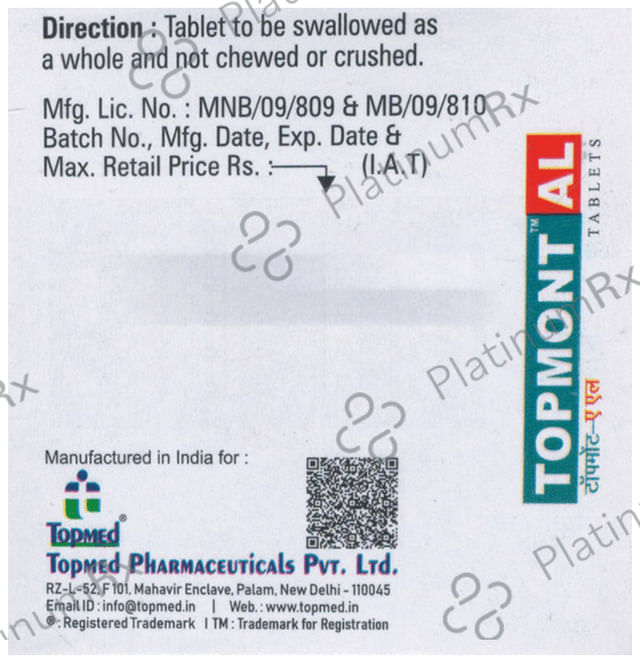 Topmont AL Tablet SR 10s