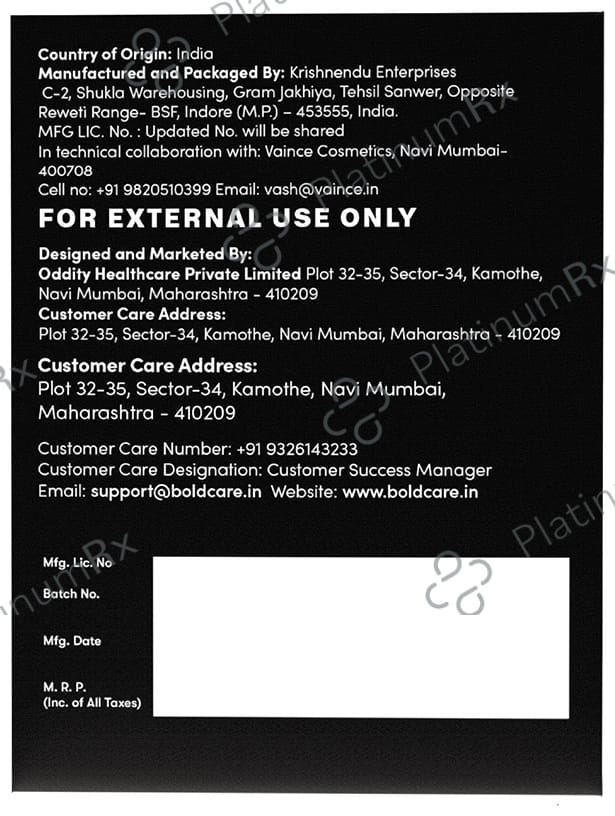 Bold Care Clock Stopper Topical Wipes