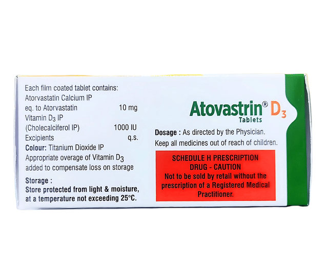 Atovastrin D3 Tablet 10s