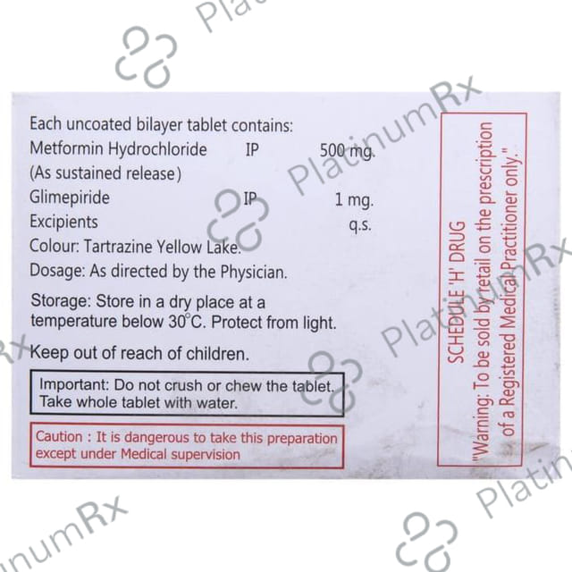 Glylim Forte 1 Tablet SR