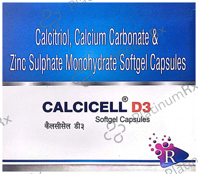 Calcicell D3 Softgel Capsule