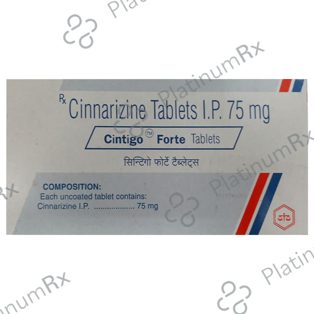 Cintigo Forte 75mg Tablet 10s