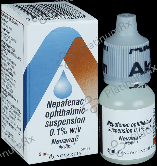 Nevanac 0.1% Ophthalmic Suspension 5ml