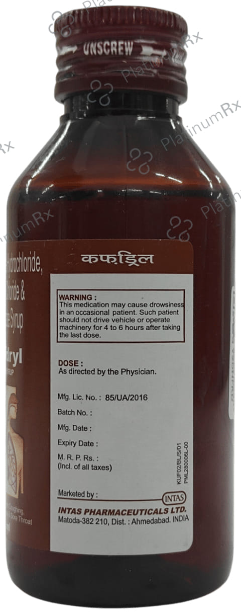 Kuffdryl Cough Syrup 100ml