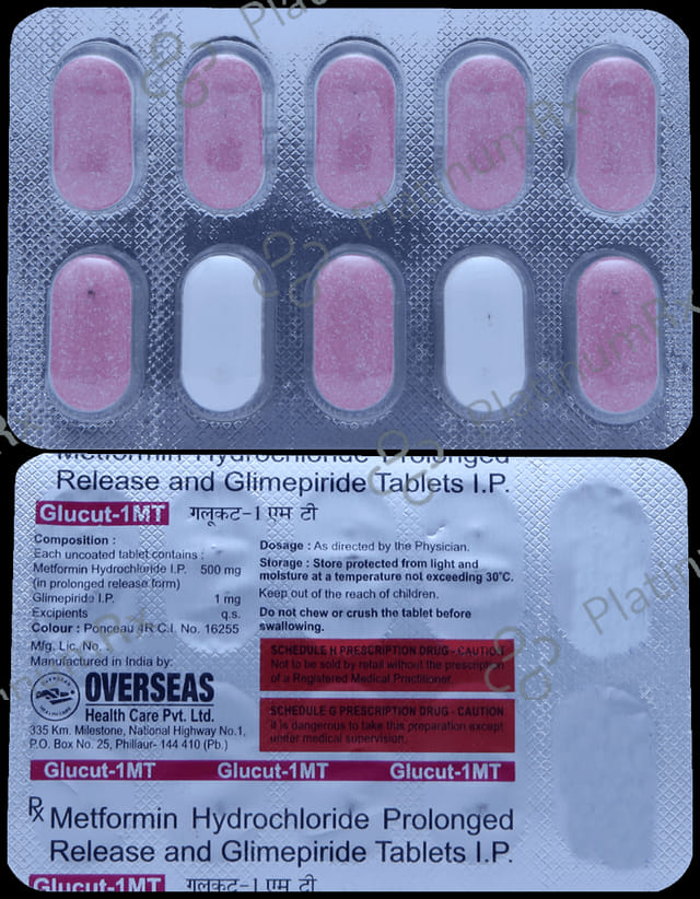 Glucut 1 MT Tablet 10s