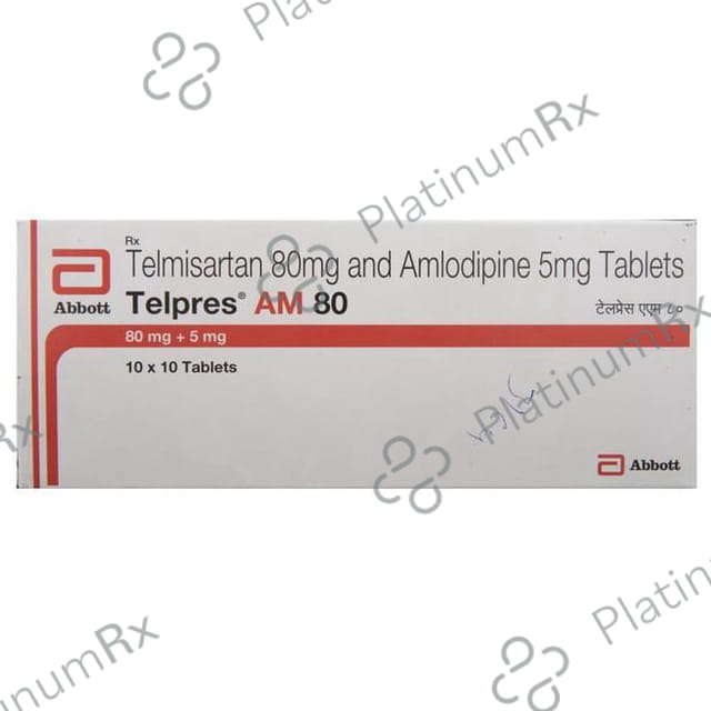 Telpres AM 5/80mg Tablet 10s
