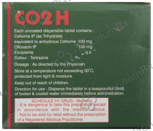 CO2 H 100/100mg Tablet DT 10s