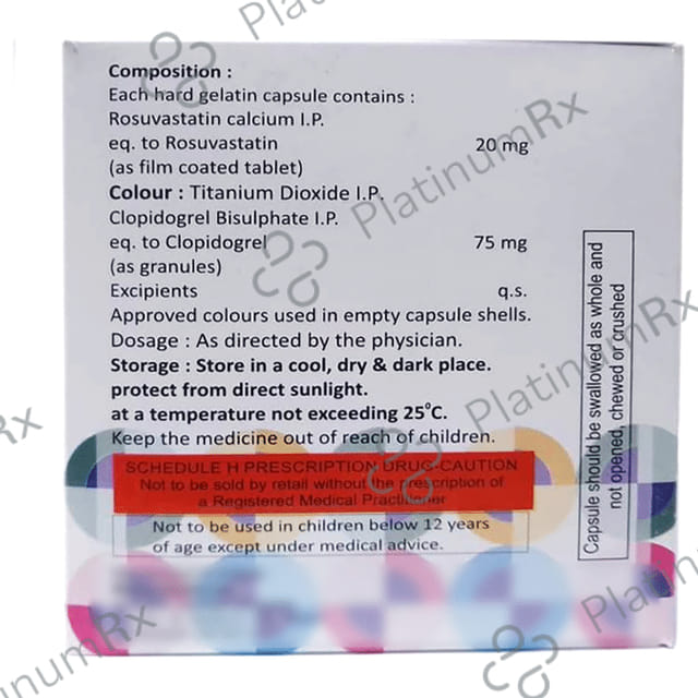 Accrosuv C 20/75mg Capsule 10s