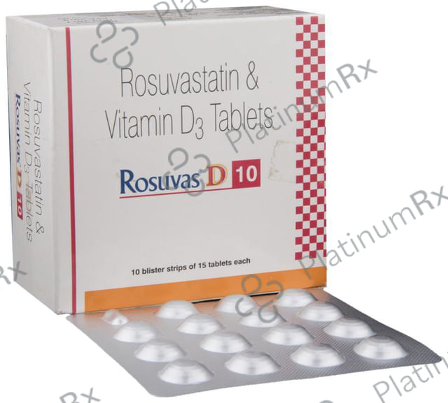 Rosuvas D 10/1000IU Tablet 15s