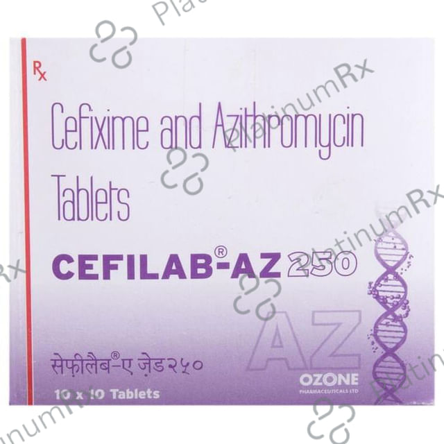 Cefilab AZ 250/250mg Tablet 10s