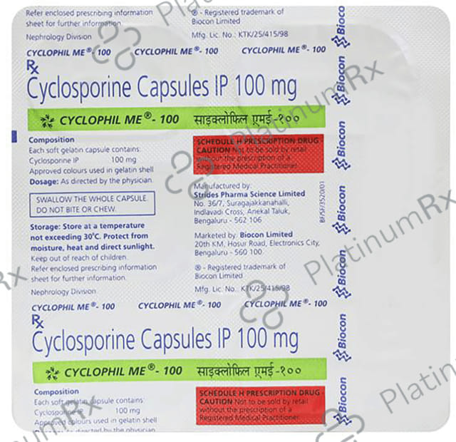 Cyclophil ME 100 Capsule