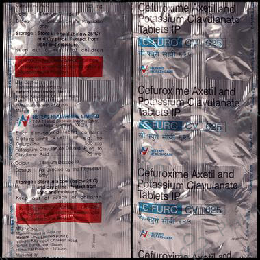 Cfuro CV 500/125mg Tablet 6s
