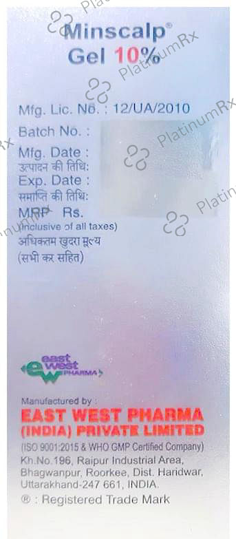 Minscalp 10% Gel (30gm Each) 2s