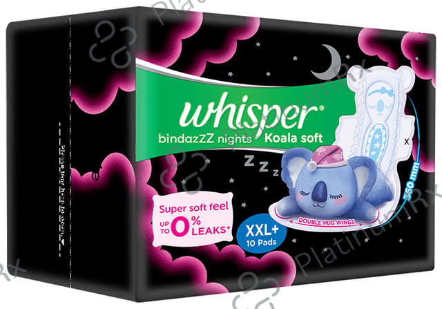 Whisper Koala Soft Bindazzz Nights Pads - Size XXL+