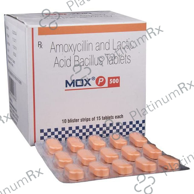 Mox P 500mg/60M Tablet 15s