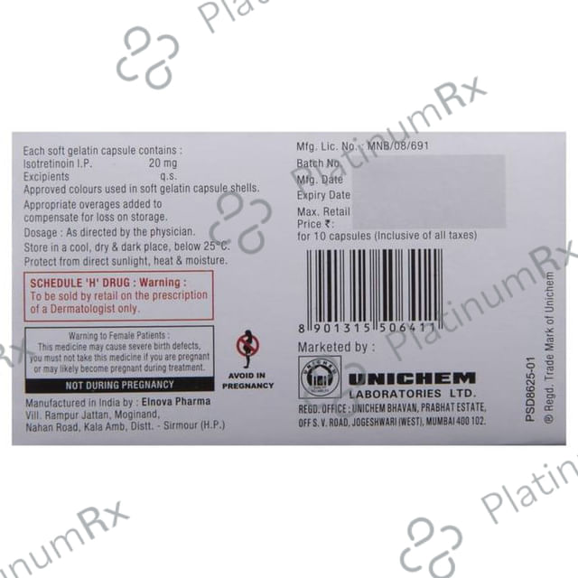 Acnex 20mg Capsule 10s