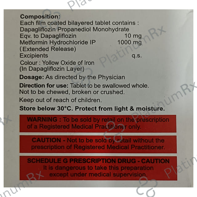 Dapaease M Forte Tablet ER
