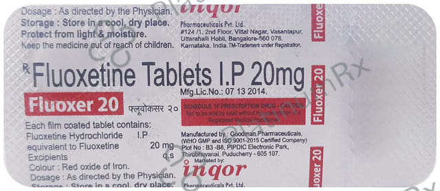 Fluoxer 20mg Tablet