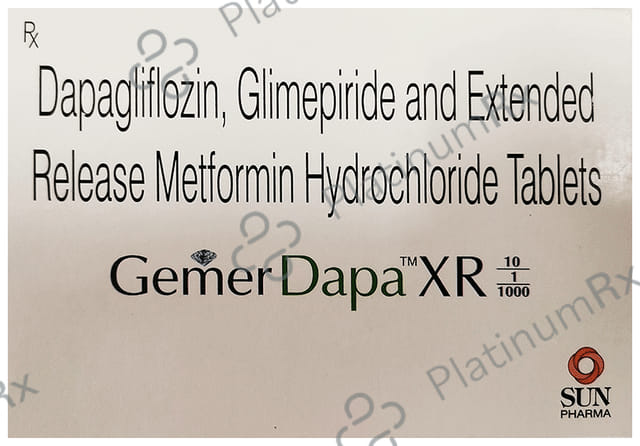 Gemer Dapa XR 1/10/1000mg Tablet 7s