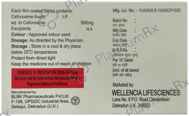Popucef 500mg Tablet 10s