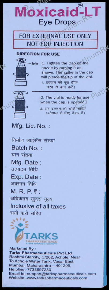 Moxicaid-LT Eye Drop