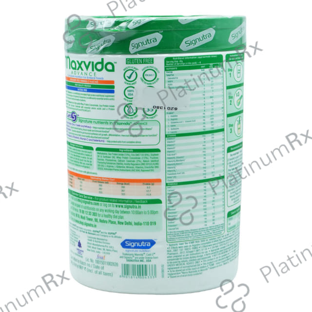 Maxvida Advance Vanilla Powder 400gm