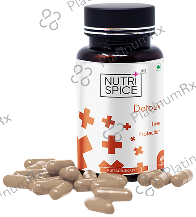 Nutrispice DetoLiv Liver Protection Veg Capsule