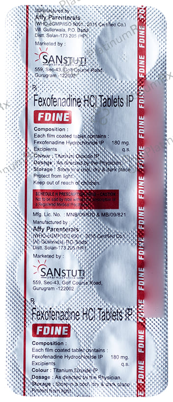 Fdine 180mg Tablet