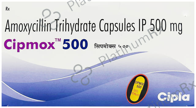 Cipmox 500mg (Yellow) Capsule 15s