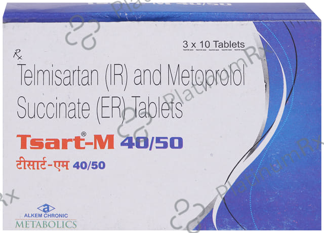 Tsart M 40/50mg Tablet ER 10s