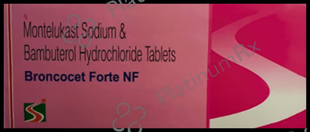 Broncocet Forte NF 10/10mg Tablet 10s